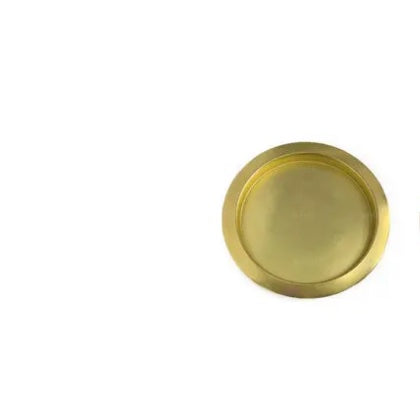 White Plate Tray 36Matte Gold