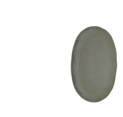 White Plate Serving Dish Oval 36.5*22 View Cream Sand