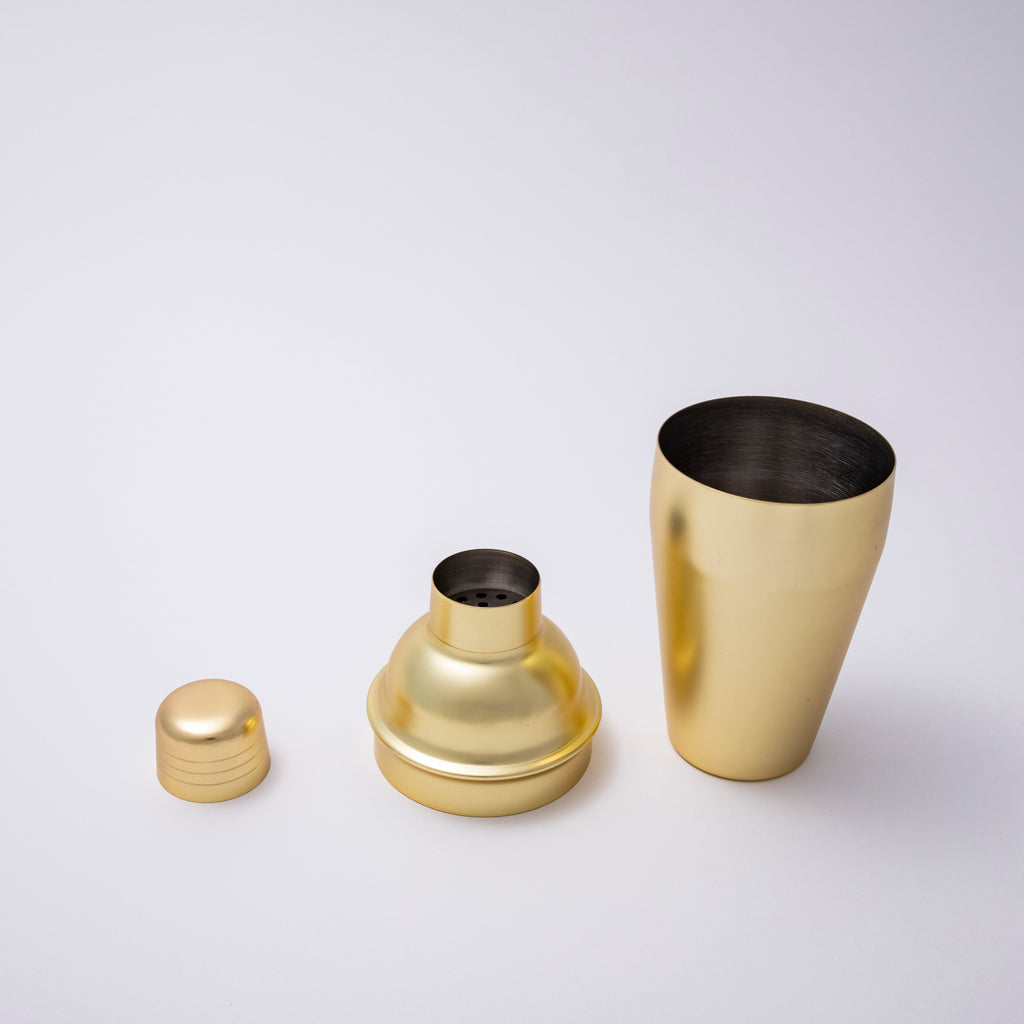 White Plate Shaker 500Matte Gold