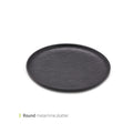 White Plate ML Rest Round Shrink 20 Black ir