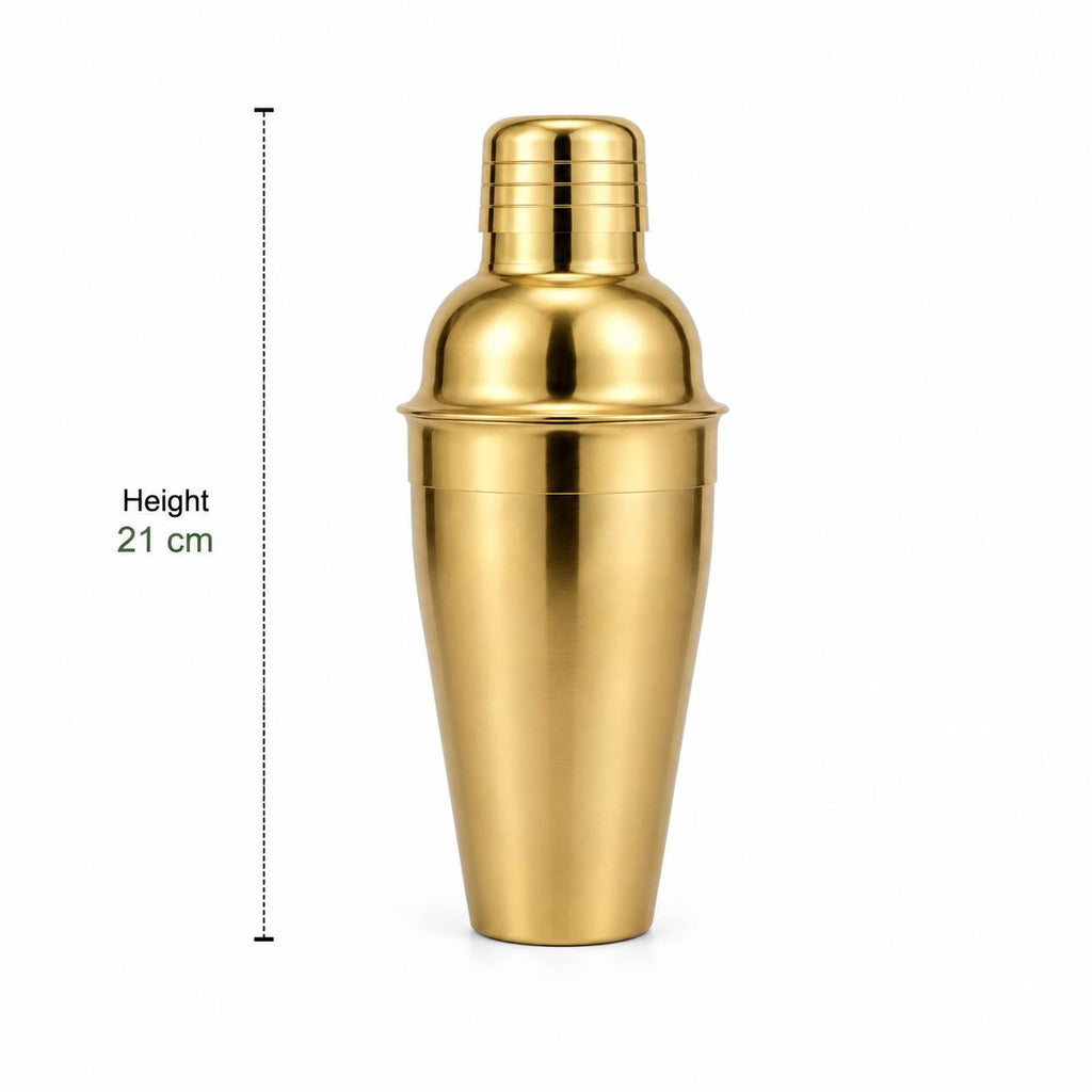 White Plate Shaker 500Matte Gold