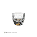 White Plate Shot Gem Golden Base 64173-10