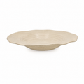 White Plate Deep Plate 29*25 View Sand White Wavy Design