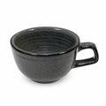 White Plate Cup Black View (HL007)