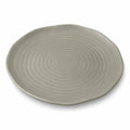 White Plate Side Plate Round 20 View Matte Cedar