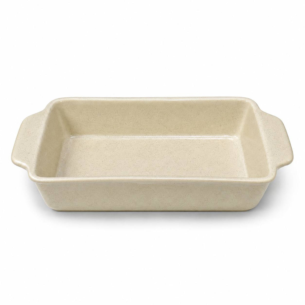 White Plate Rectangular 18*12 View Cream Sand