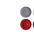 White Plate ML Rest Round Shrink 20 Black ir