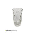 Glass Aqua Diamond 270ml Zangan Set of 6