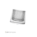 Small Tumbler Swirl Line 215ml White Plate Single